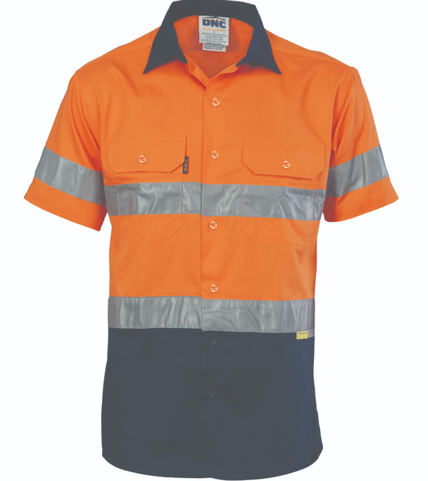 HiVis Cool-Breeze Cotton Short Sleeve With 3M 8906 Reflective Tape
