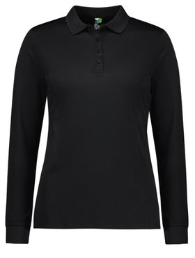 Action Ladies Long Sleeve Polo