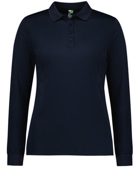 Action Ladies Long Sleeve Polo