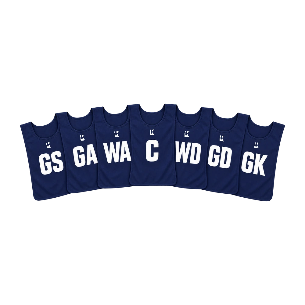 Hunters Netball Position Bib Set with the Hunters H