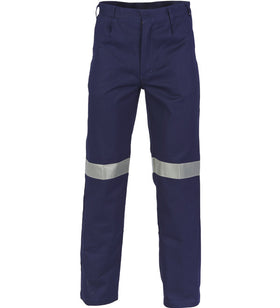 DNC Cotton Drill Pants with 3M R/Tape - Regular/Stout/Long