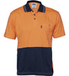HiVis Cool-Breeze Cotton Short Sleeve Jersey Polo Shirt With Under Arm Cotton Mesh