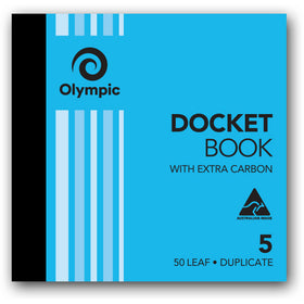 OLYMPIC 5 CARBON BOOK DUPLICATE 120X125MM 50 LEA