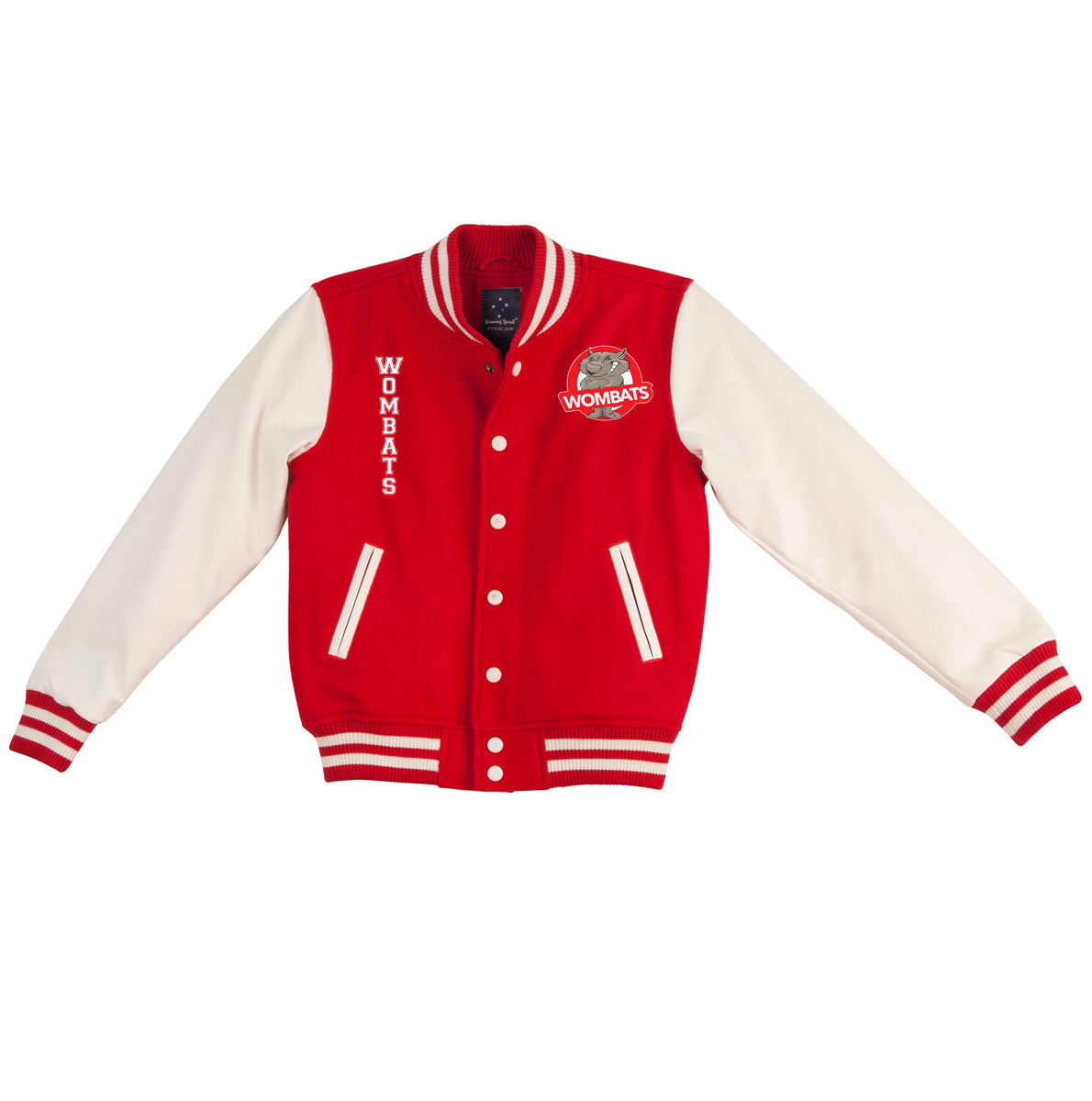 CSU Wombats Unisex Wool Blend Varsity Jacket | Hunters 1866