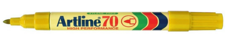 Artline 70 Permanent Marker Bullet 1.5mm