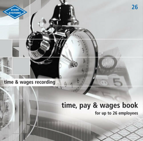 Time, Pay & Wages Book - For Up To 26 Employees