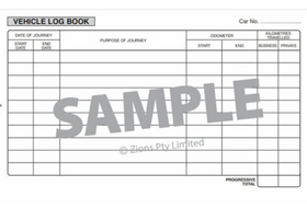 Vehicle Log Book - With Travel & Expenses Record