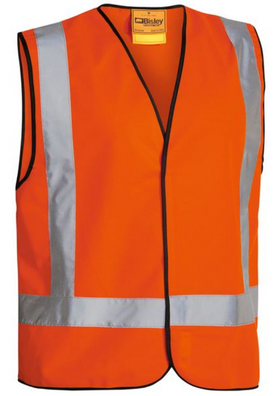 Taped X Back Hi Vis Vest