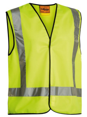 Taped X Back Hi Vis Vest
