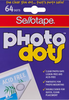 Sellotape Sticky Dots – Photo, 64 Dots (4 Sheets)