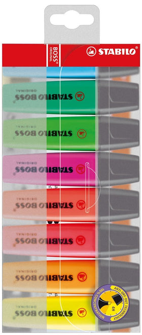 Stabilo Boss Original Highlighter Assorted Wallet of 8 (70/8)