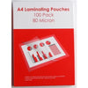 GNS Basic Laminating Pouches A4 80 Microns Pack of 100