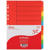 Stat A4 Manilla Dividers – Bright Assorted Colours (5-Tab & 10-Tab)