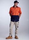 Hi Vis Cool Lightweight Drill Shirt