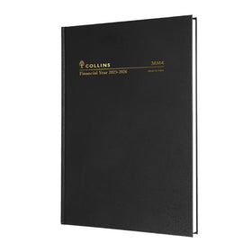 Collins Financial Year Diary A6 Week To View Black
