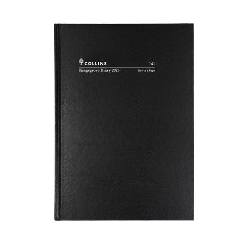 Collins Kingsgrove Diary A4 Day To Page Black