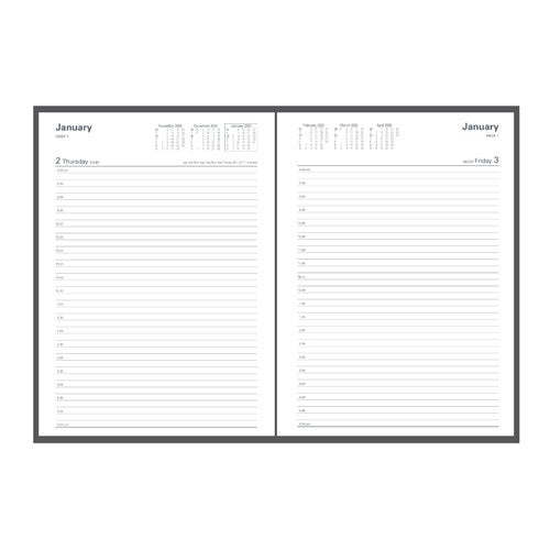 Collins Kingsgrove Diary A4 Day To Page Black