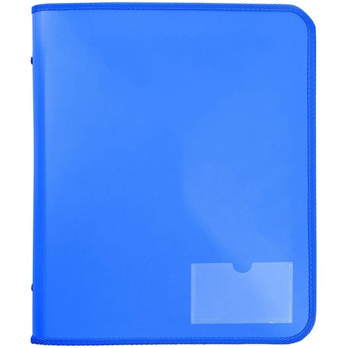Marbig Zipper Binder With Tech Case A4 2D Ring 25mm