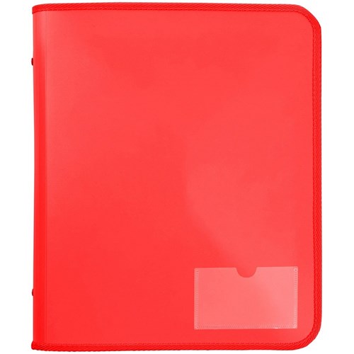 Marbig Zipper Binder With Tech Case A4 2D Ring 25mm