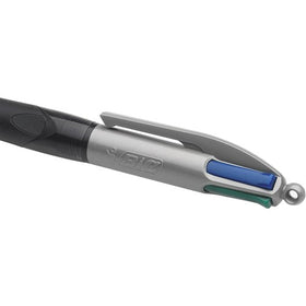 Bic 4 Colour Grip Pro Ballpoint Pen Retractable Medium 1mm