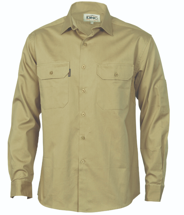Hi Vis Cool Breeze Cotton Shirt - Long Sleeve