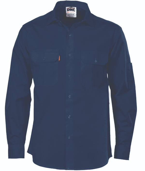 Hi Vis Cool Breeze Cotton Shirt - Long Sleeve