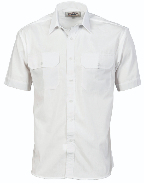Polyester Cotton Short Sleeve Work Shirt