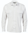 Epaulette Polyester/Cotton Long Sleeve Work Shirt