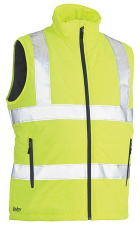 Taped Hi Vis Puffer Vest