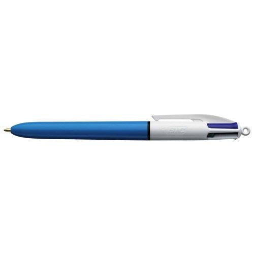 Bic 4 Colours Original Ballpoint Pens Retractable Medium 1mm Box Of 12