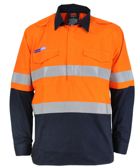 DNC Inherent FR PPE1 2T C/F L/W D/N Shirt