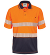 HIVIS Segment Taped Short Sleeve Micromesh Polo