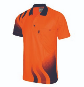 Wave Hi Vis Sublimated Polo