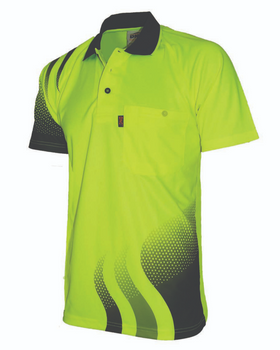 Wave Hi Vis Sublimated Polo