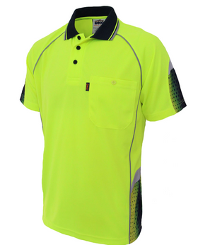 Hi Vis Galaxy Sublimated Polo