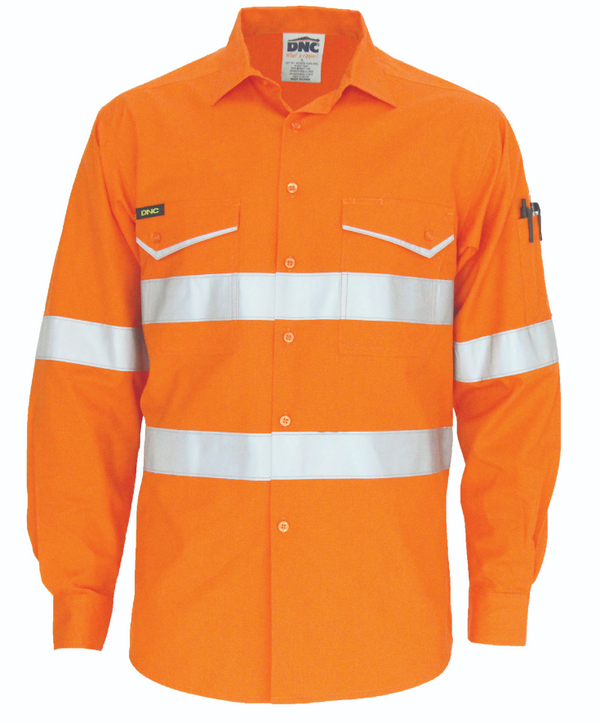 Hi Vis Ripstop Shirt With CSR R/Tape - L/S