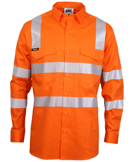Hi Vis Segment Taped Coolight Vic Rail Shirt