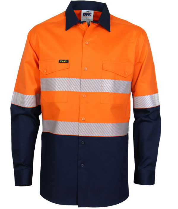 Hi Vis 2 Tone Segment Taped Coolight Shirt