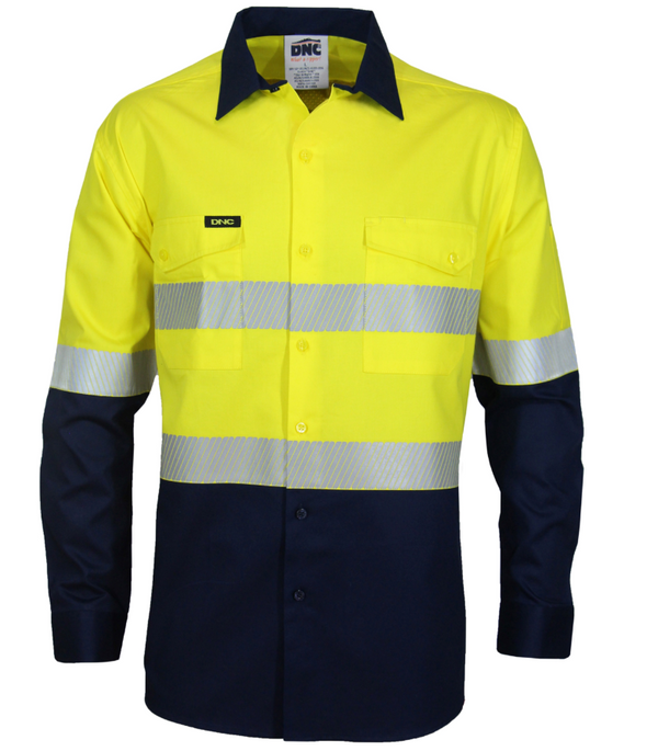 Hi Vis 2 Tone Segment Taped Coolight Shirt