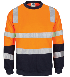 Hi Vis D/N 2 Tone Fleecy Sweater