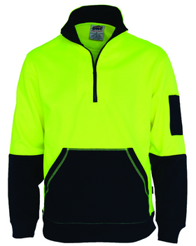 Hi Vis 1/2 Zip Super Fleecy