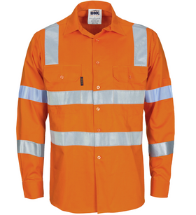 Hi Vis L/W Bio Motion Shoulder Stripe & X Back Shirt