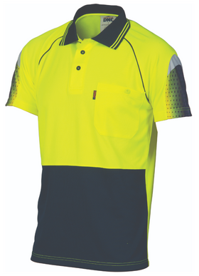 Hi Vis Cool Breathe Sublimated Piping Polo