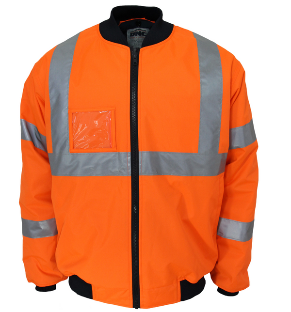 Hi Vis 'X' Back Flying Jacket Bio Motion Tape