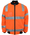 Hi Vis 'Hoop' Pattern Flying Jacket Bio Motion Tape