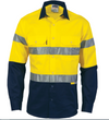 HiVis Two Tone Drill Long Sleeve With Reflective Tape