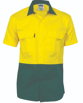 HiVis Two Tone Cool-Breeze Cotton Short Sleeve
