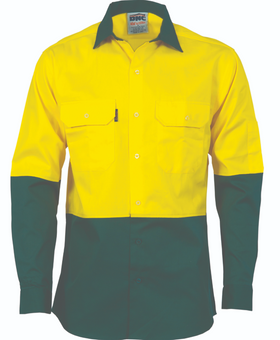 HiVis Two Tone Cool-Breeze Cotton Long Sleeve