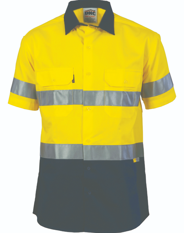 HiVis Cool-Breeze Cotton Short Sleeve With 3M 8906 Reflective Tape