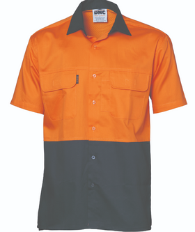HiVis Three Way Cool-Breeze Cotton Short Sleeve